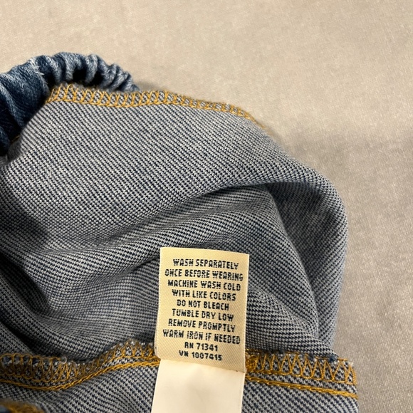 LL Bean Pull-0n Denim Jeans NWOT - Picture 4 of 5